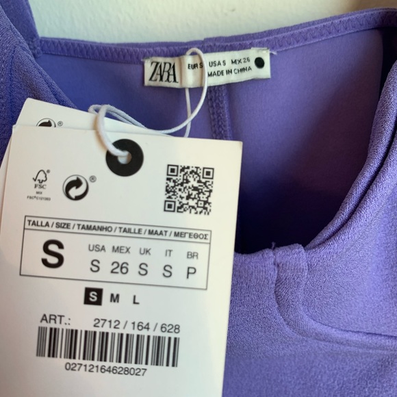 Zara Textured Crop Top - Picture 3 of 5